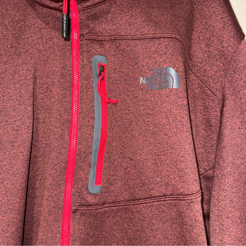 The North Face Maroon Canyonlands Half-Zip Pullover Jacket. - Picture 3 of 4